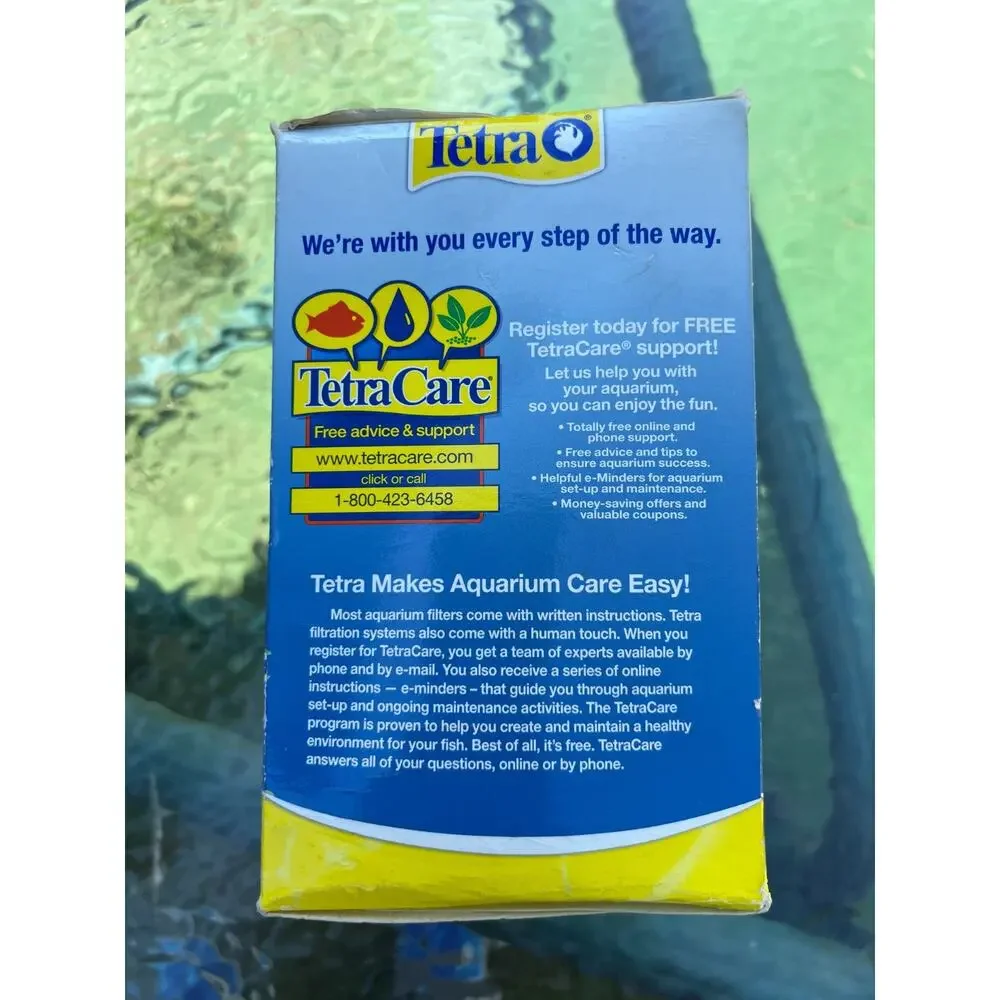 Tetra Whisper PF10 Power Filter 5-10 Gallon Aquarium Quiet 3-Stage Filtration